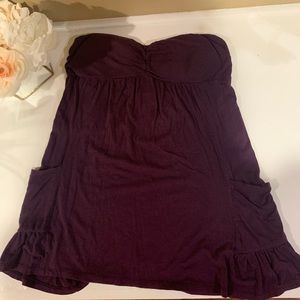 Strapless summer dress